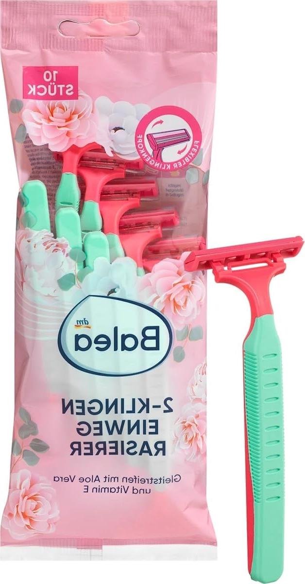 Wegwerpscheermes Dames - Scheermesjes Set - Gladde Huid - Flexibele Lemmetkop - 10 stuks - Wit