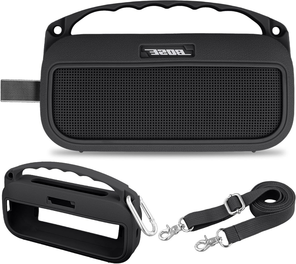 Zachte siliconen hoes voor Bluetooth draagbare luidspreker - Bescherming, Schokbestendig, Stijlvol ontwerp