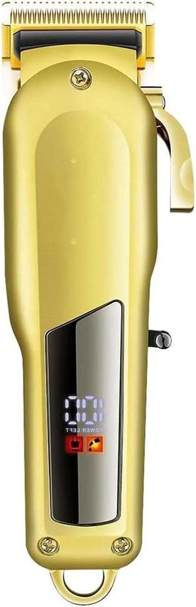Herenscheerapparaat Trimmer - Baardtrimmer Haarklipper - Persoonlijke Verzorging - Geluidsarm Motorontwerp - 18.8 x 5.5 x 5 cm - Goud