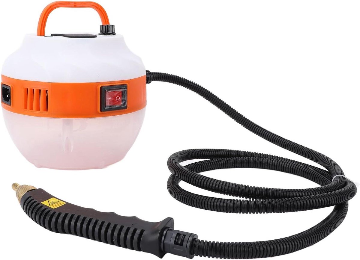 Draagbare Stoomreiniger - Handstoomreiniger Hete Stoomreiniger - Diep Reinigen - 6 Niveaus Verstelbaar - 1L Tank - Wit