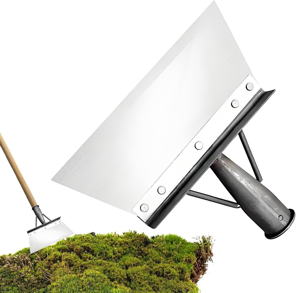 Betonschraper - Tuingereedschap Schep - Tuinranden Vormen - Ergonomisch Antislip - 20 x 10 x 10 cm - Niet gespecificeerd