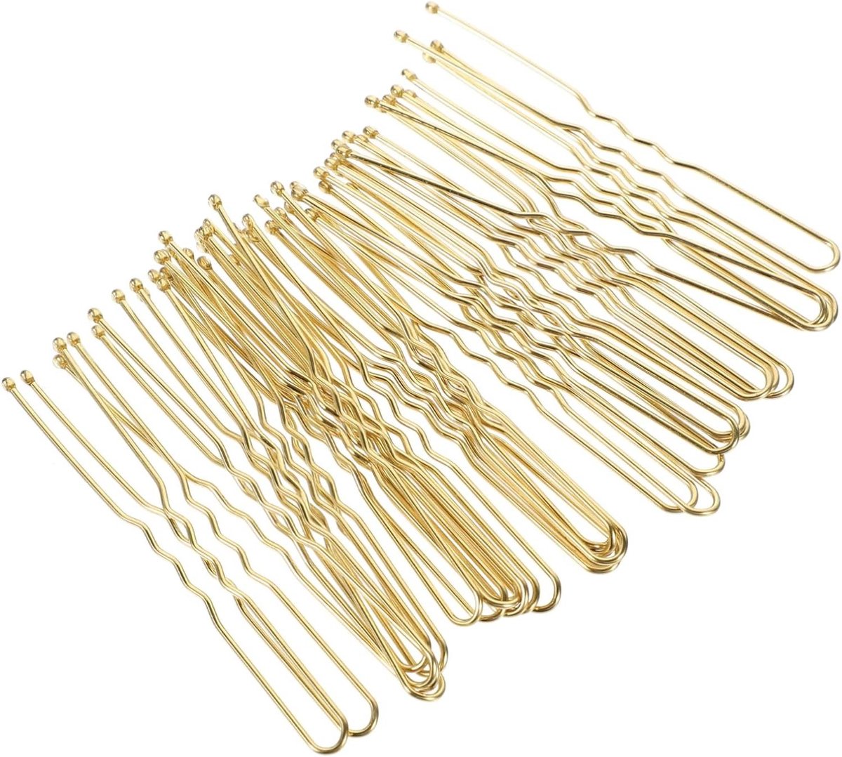 Haarvork - Haarspeld Bunstick - Haar Opsteken - Klassieke U-vorm - 7 x 1 cm - Goud