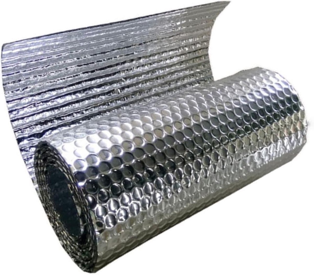 Radiator Reflector Folie - Isolatiepaneel Warmtefolie - Energie Besparen - Dubbele Bubble Folie - 1x3m - Zilver