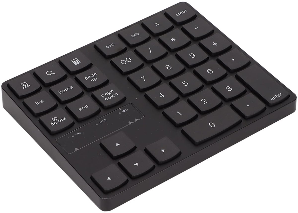 Dailygoody - Draadloos Numeriek Toetsenblok - Ergonomisch Ontwerp - Compact en Stil - Gamingtoetsenbord - Ideaal voor Laptop en Desktop - 35 Toetsen