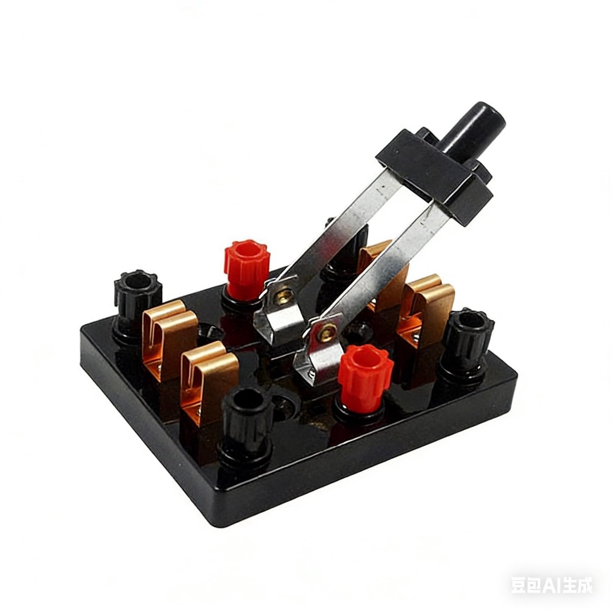 Dailygoody Schakelaar - Dubbele Pole - Voor Elektriciteit Experimenten - Compact - Geschikt voor Laboratoria - Handig voor Projecten