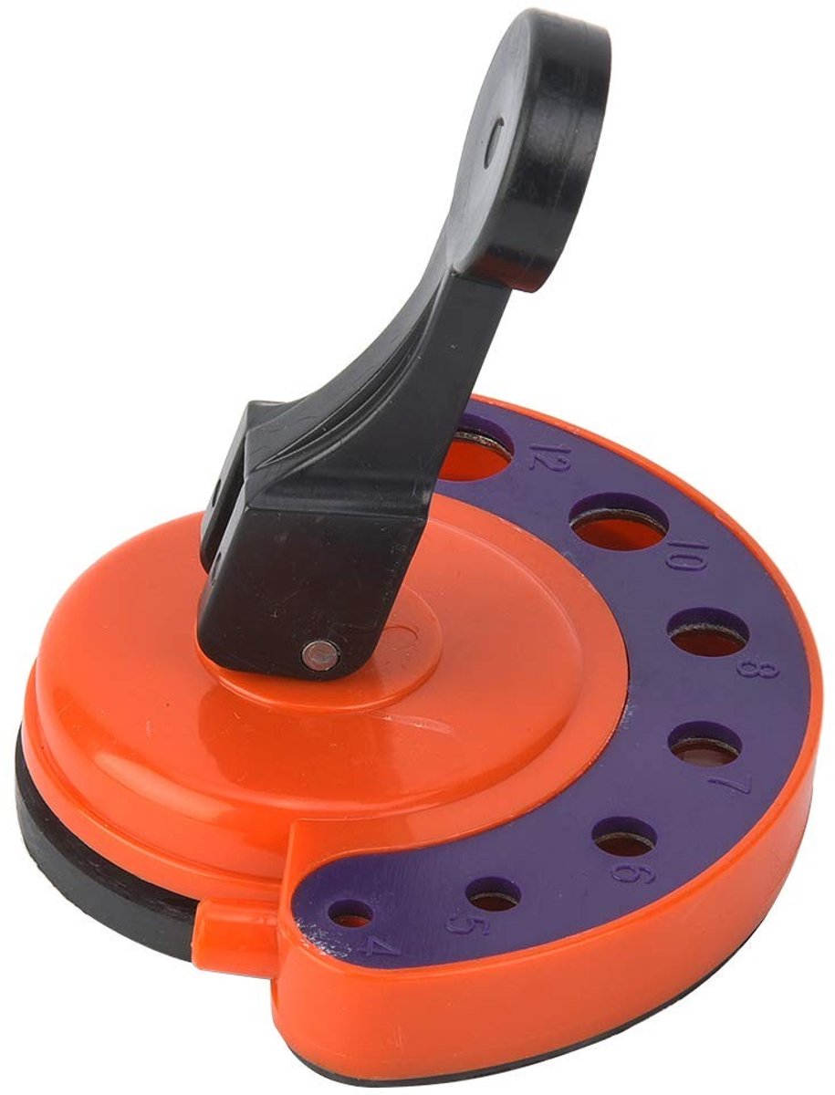 Dailygoody - Diamantboor Gids - Glasopeningen Locator - Verstelbare Tegel Gat Opening Saw Jig - Vacuüm Base - Geschikt voor Keramische Tegels - 1