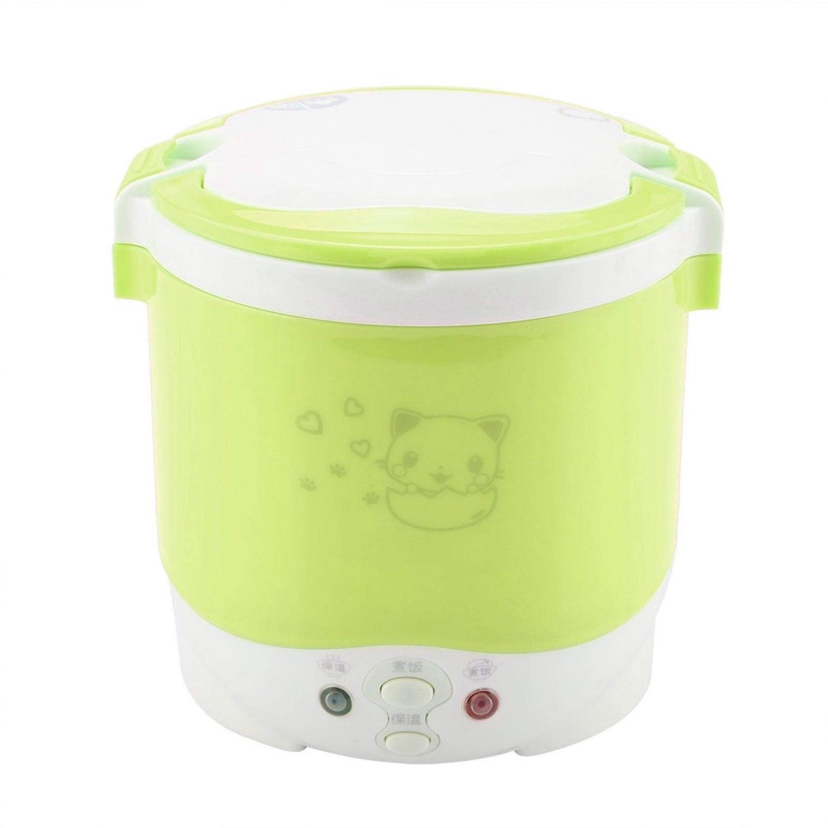 Dailygoody - OmGoods - Dailygoody - Elektrische Rijstkoker - Draagbare Rijstkoker - Multifunctioneel - Groen - Stoomkoker - Voor Koken, Soep en Stoofschotels
