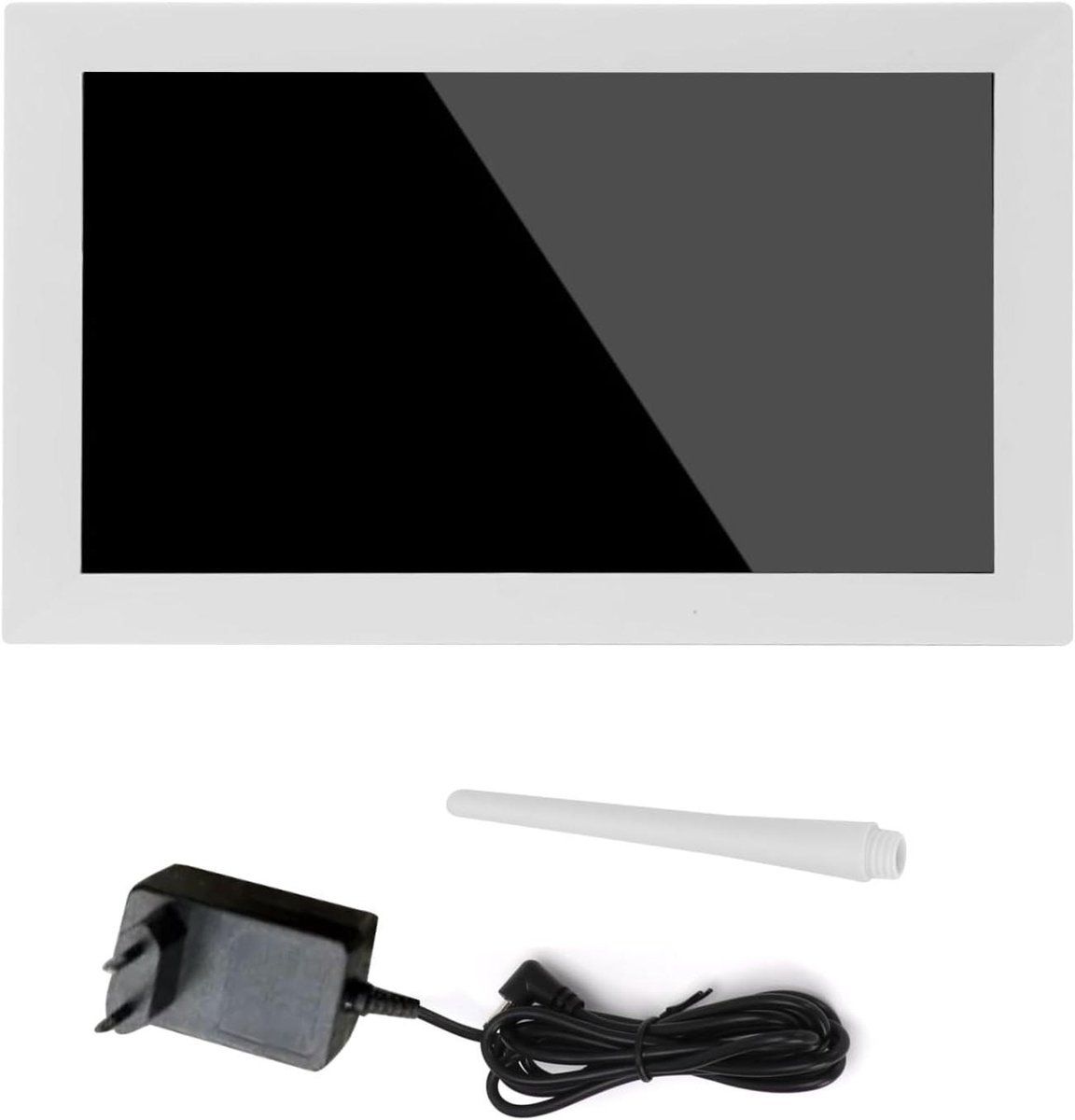 Digitale Fotolijst - WiFi Frame Elektronisch - Foto's Delen - 10-punts Touchscreen - 133 inch - Wit