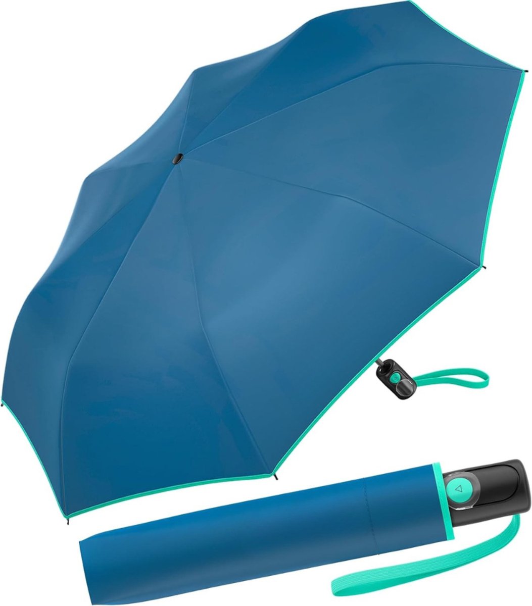 Zakparaplu - 95 cm - 8 Ribs - Mini Paraplu - Reisparaplu Klein - Compacte Paraplu - Opvouwbaar - Windbestendig - Lichtgewicht - Rivier - van Imperatoris