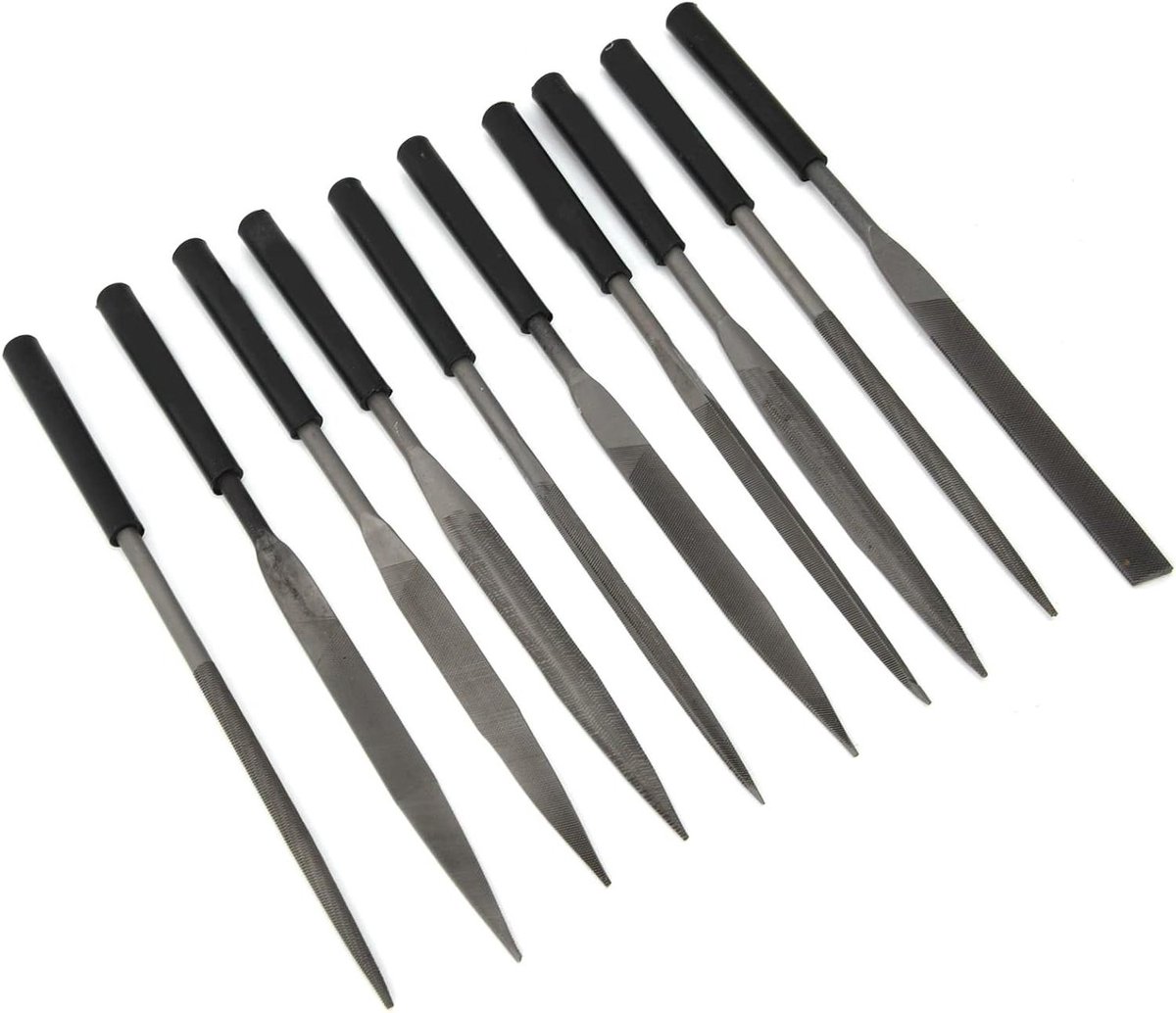Naaldvijlenset Mini - Metaalvijlen Set - Metaal Bewerken - Diamant Grit - 180mm - Niet gespecificeerd