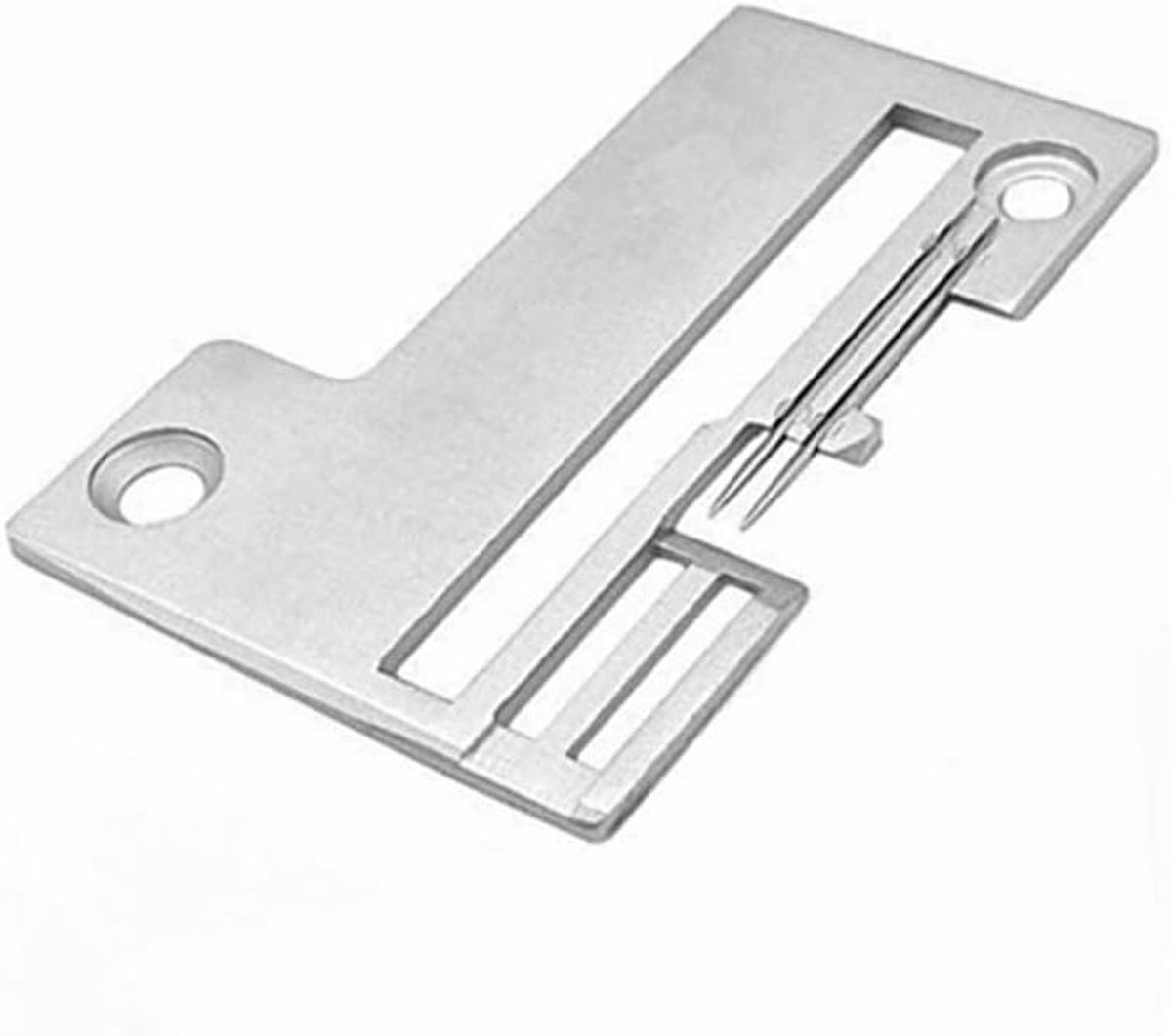 Naaldplaat - Machineonderdeel - Naaimachine reparatie - Specifieke pasvorm - 1x1x1 cm - Wit