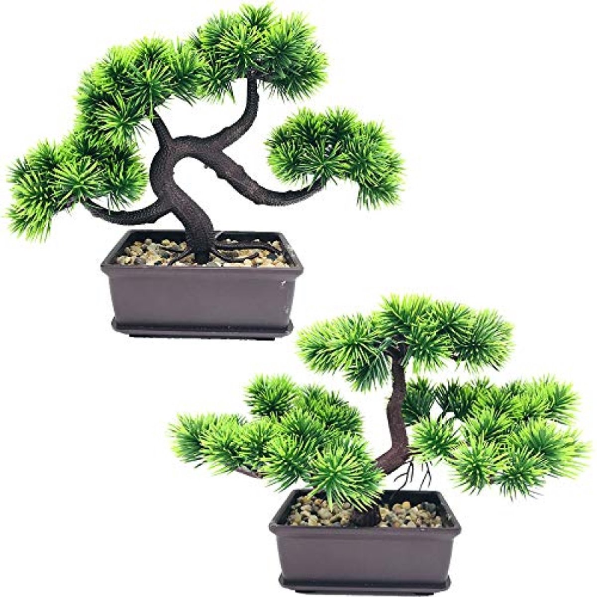 Kunstmatige Bonsai Boom in Pot - Groen - Namaak Plant voor Interieur Decoratie - Kantoor, Vensterbank, Tuin
