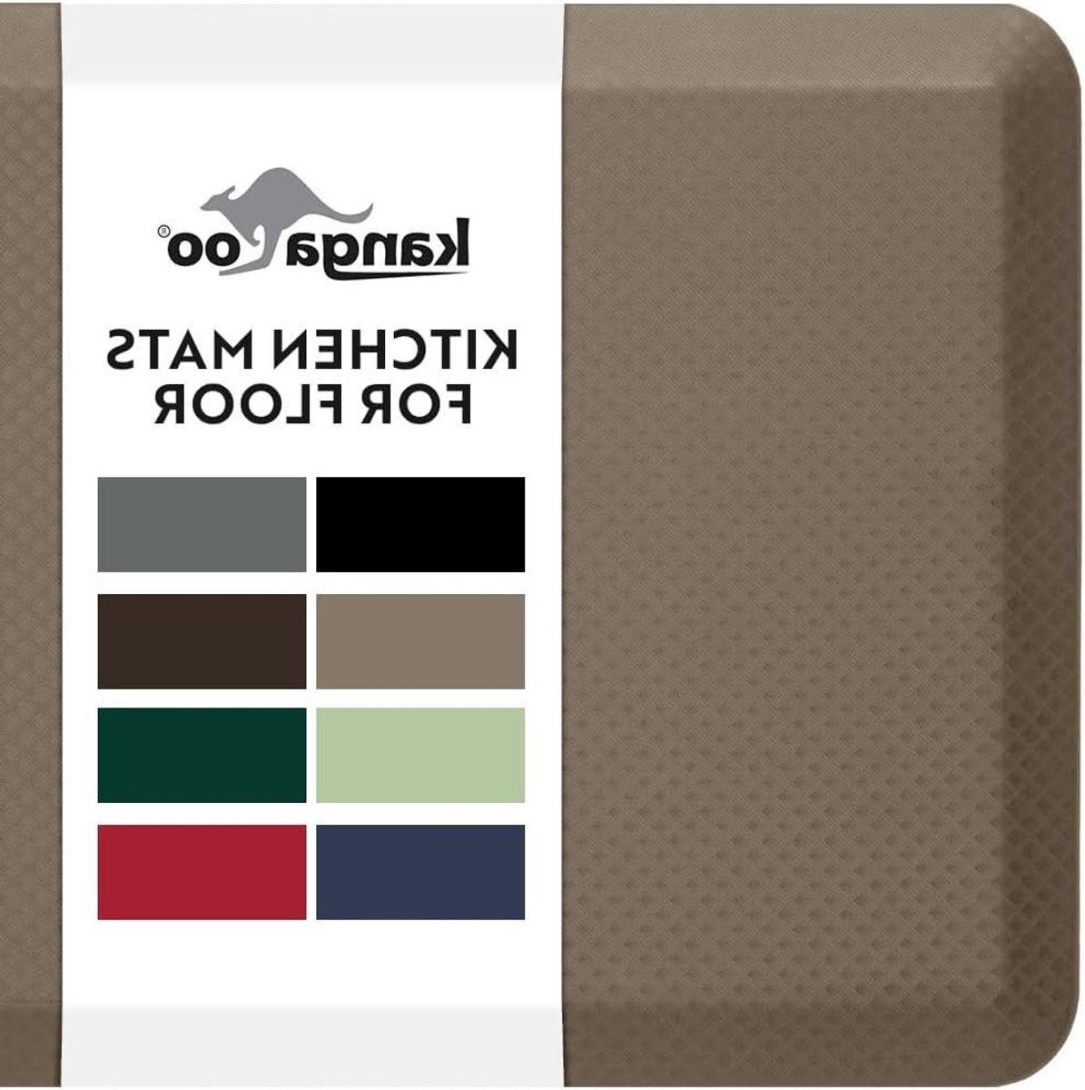 Anti-vermoeidheidsmat - Comfortmat Keuken - Lang Staan - Extra Dik Schuim - 39x20 Inch - Beige