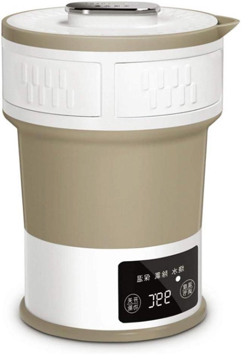 Elektrische Waterkoker Opvouwbare Ketel Reizen en Kamperen Compact Opvouwbaar Ontwerp 06 Liter Wit