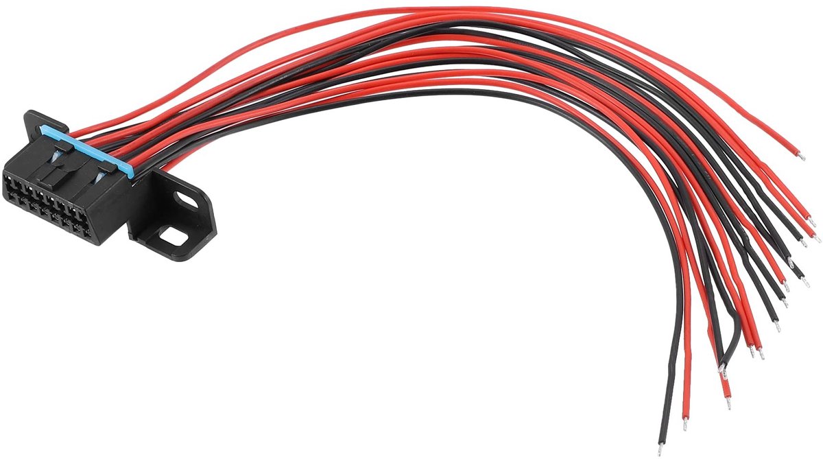Dailygoods - OBD2 16 Pin Female Connector Pigtail 30cm