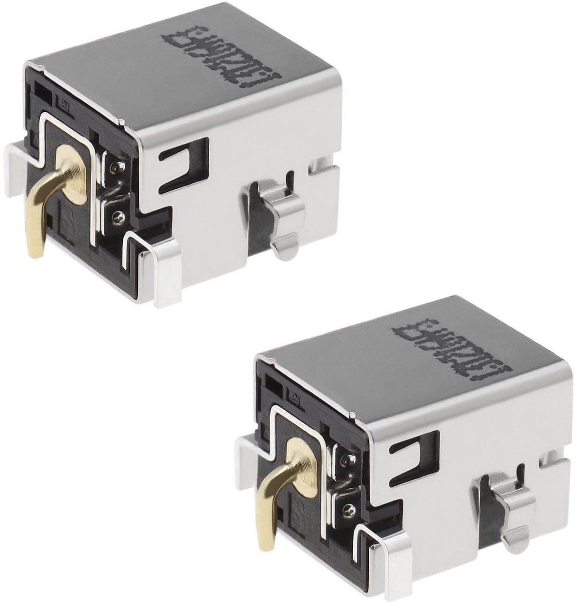 Dailygoods - Set van 2 DC Power Jack Socket Connectoren voor Laptops