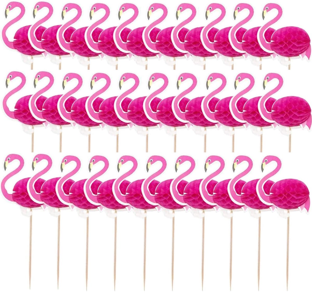 Dailygoods - 100 Stuks Bamboe Cocktailprikkers voor Feestjes en Voorgerechten