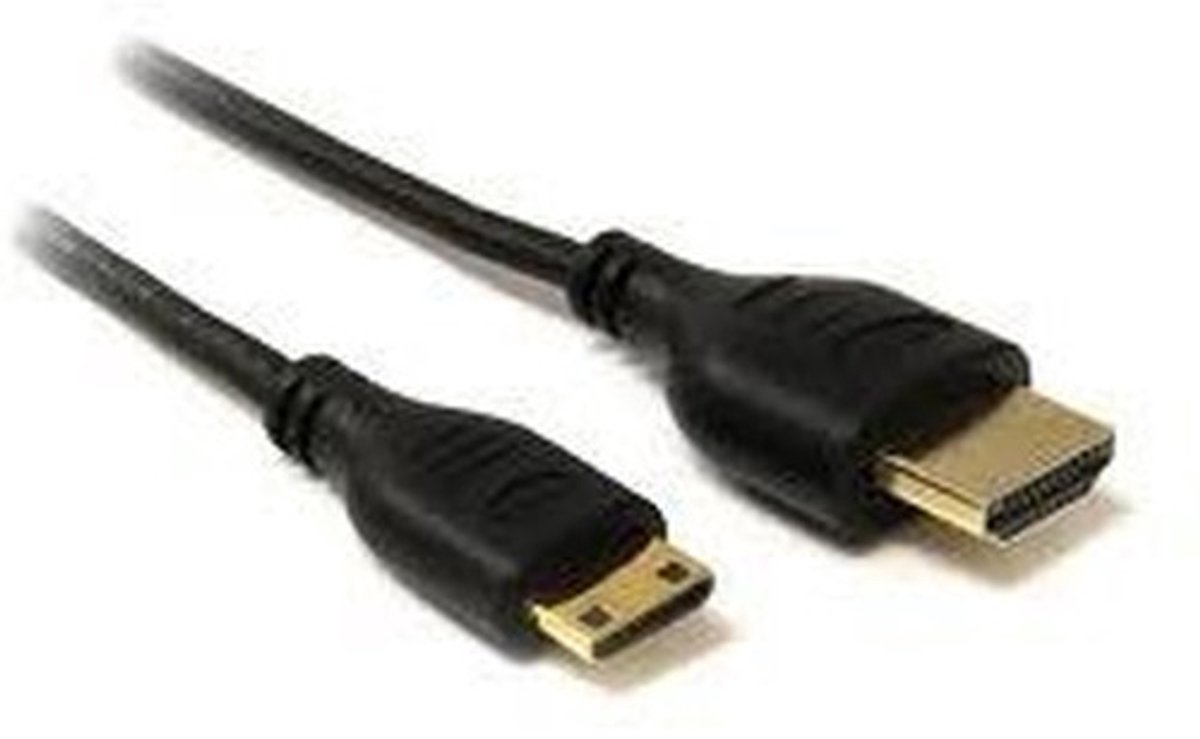 Dailygoods - Dailygoody - HDMI Mini Kabel - Hoge Kwaliteit - 1,8 Meter - Geschikt voor Panasonic Lumix DMC-FZ60/FZ62 - Ideaal voor Videoverbindingen