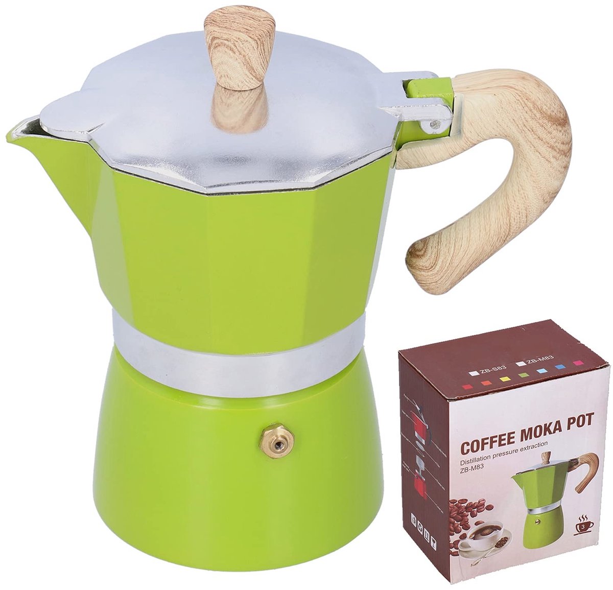 Dailygoods - 150ml Moka Pot voor Espresso Koffie