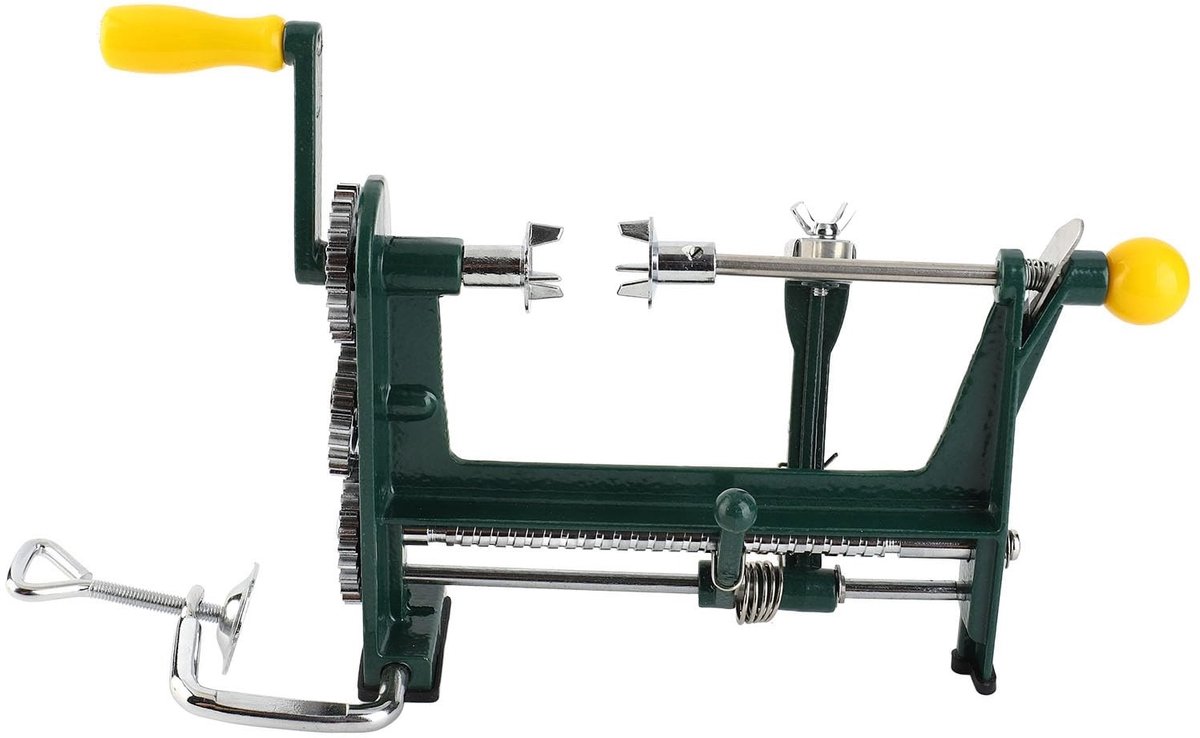 Dailygoods - Roestvrijstalen Multifunctionele Appelschiller voor Keuken