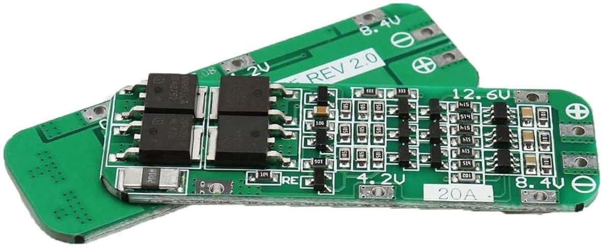 Dailygoods - 3 S Charger Bescherming Board voor 18650 Li-ion Batterijen