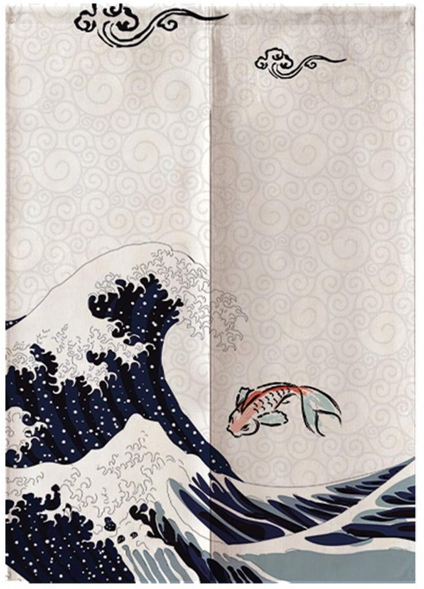 Dailygoods - Japanse Noren Scheidingsgordijn voor Slaapkamer Decoratie