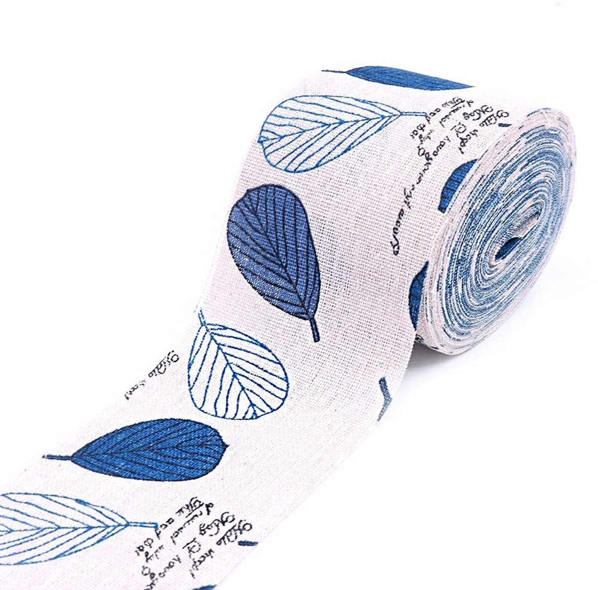 Dailygoods - Jute Lint met Rozenpatroon voor Decoratie en Verpakking