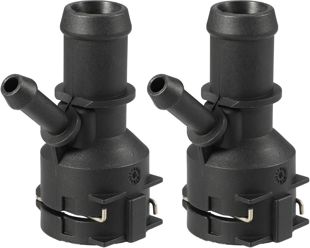 Dailygoods - Motor Koelslang Connector voor Audi TTS - 2 Stuks Zwart