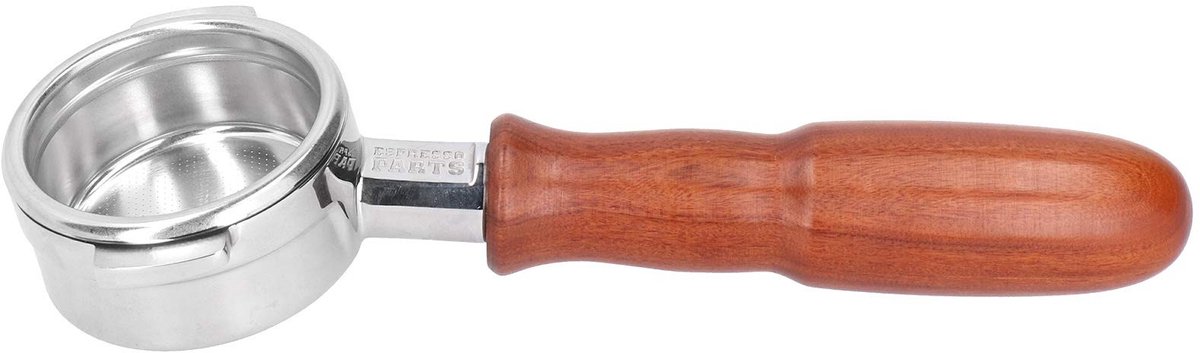 Dailygoods - Bodemloze Roestvrijstalen Koffiefilterhouder 58 mm