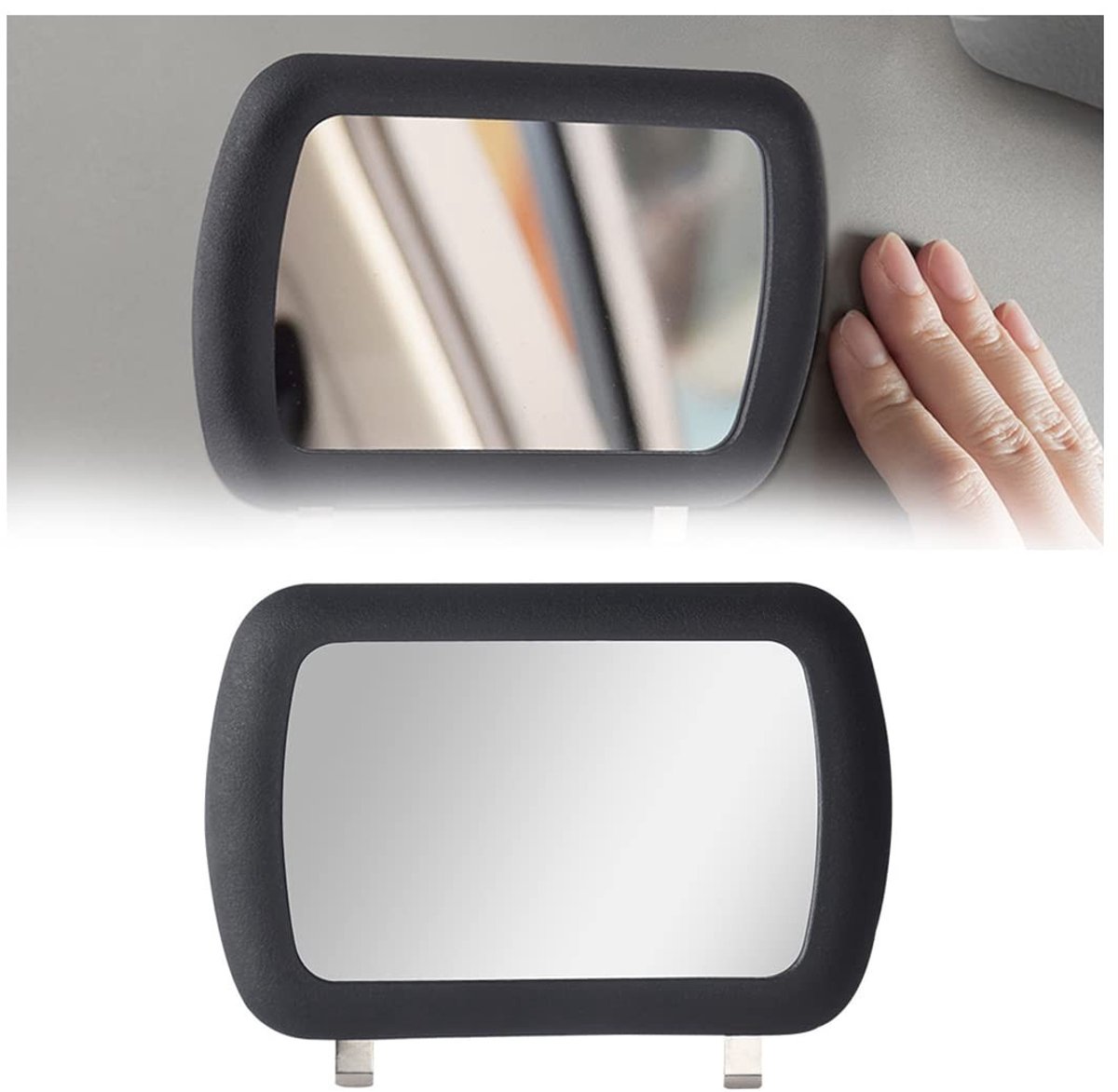 Dailygoods - Universele Auto Zonneklep Spiegel met Zuignap