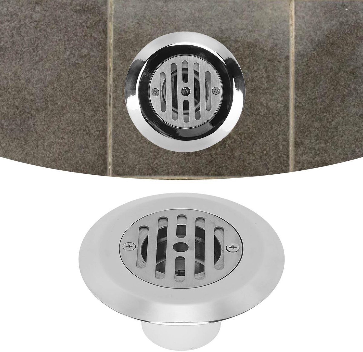 Dailygoods - Roestvrijstalen Zwembadwaterafvoer 1,5 Inch