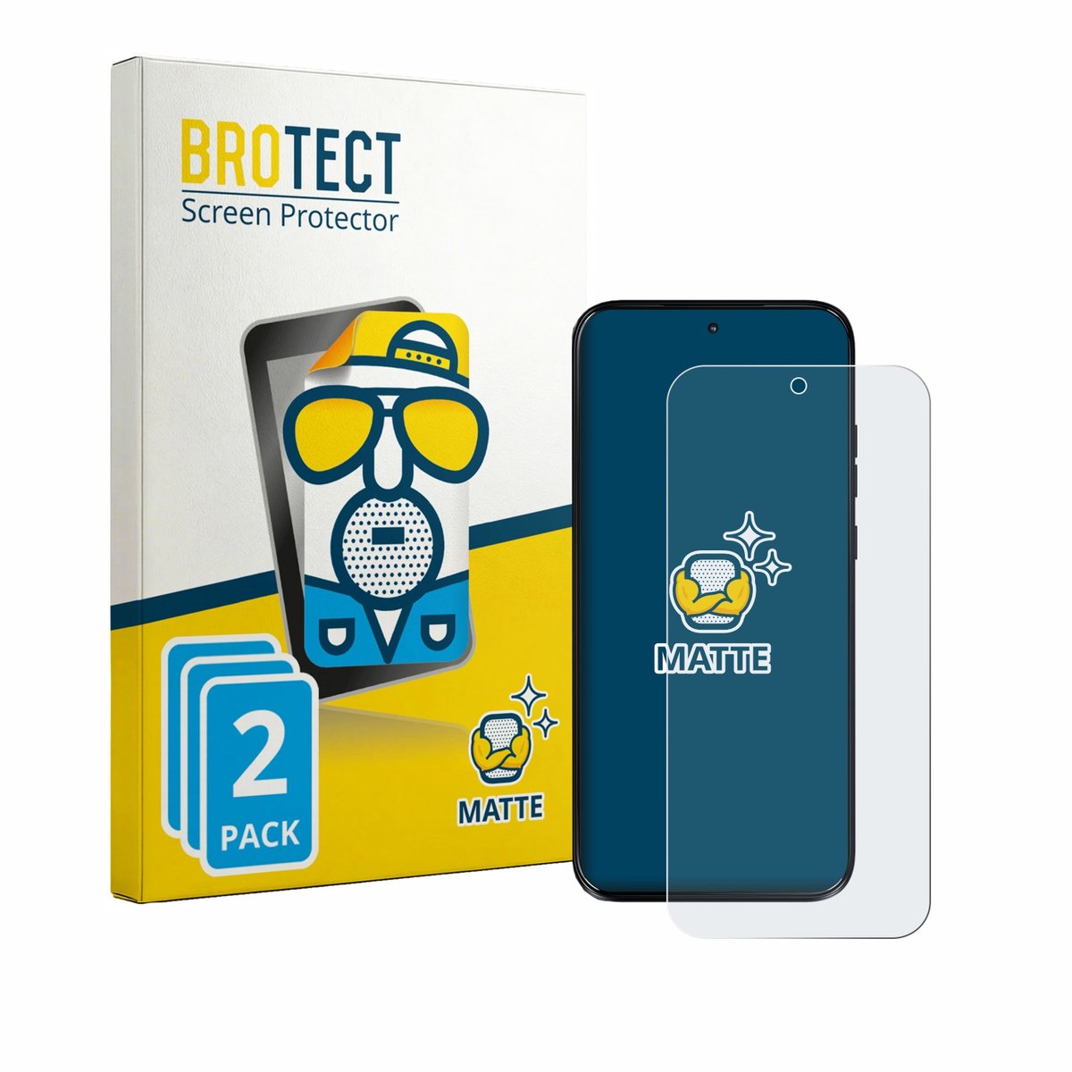 BROTECT - Screenprotector voor Motorola Moto G Max - Folie Beschermfolie matte 2 Stuks