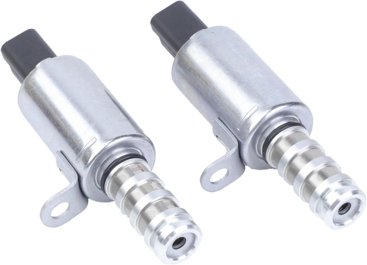Variabele Klep Timing - Solenoïde Set - Motoronderhoud - 2 Pins Connector - 2 Stuks - Zwart