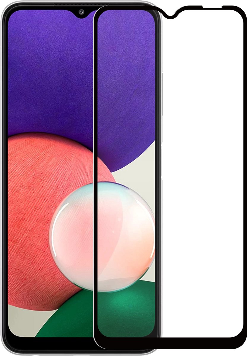 ScreenArmor Full Cover Tempered Glass Screenprotector voor Samsung Galaxy A22 5G