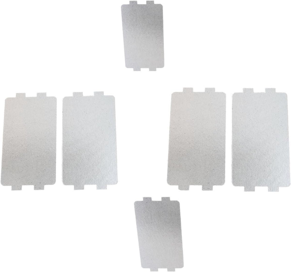Oven Beschermplaat - Mica Plaat - Keuken Reparatie - Hoge Temperatuur - 10.7 x 6.5cm - Grijs