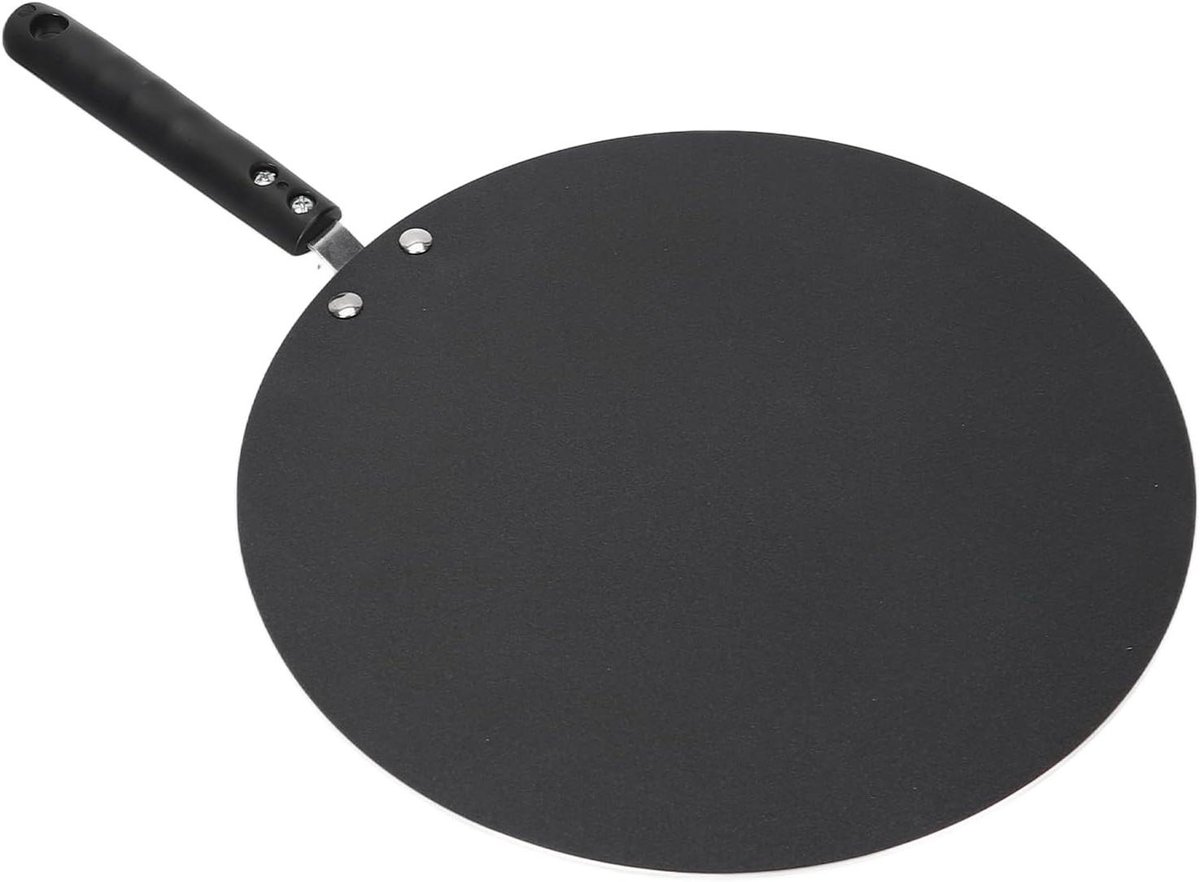 Pannenkoekenpan Crêpe pan Ontbijt maken Hoge rand design 32 cm Zwart