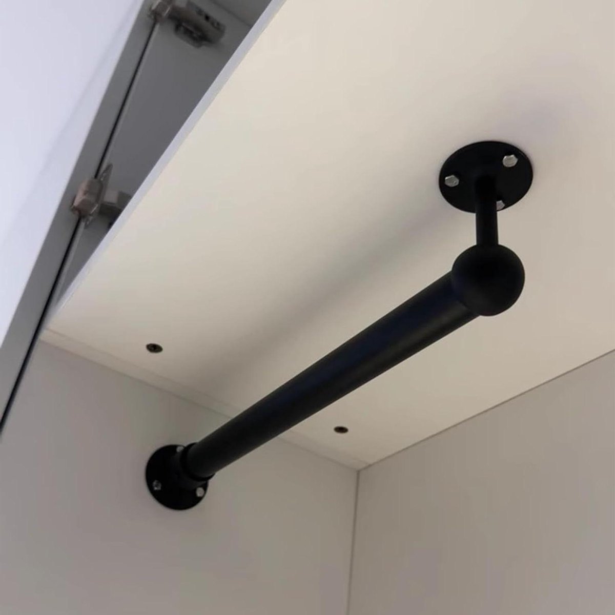 Kast stang - Kledingrek plafond - Ruimte maximaliseren - Verstelbaar roestvrij staal - 60