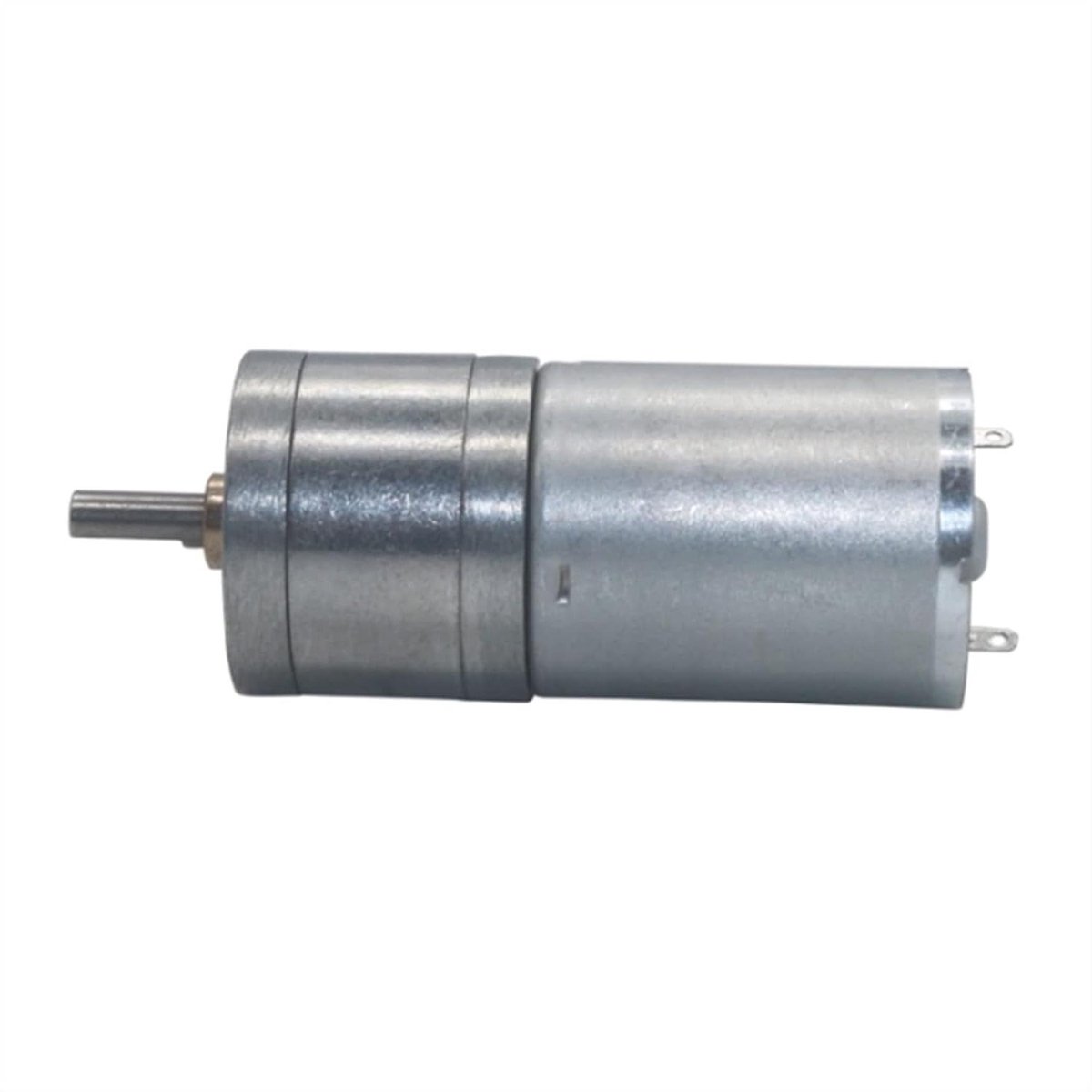 Elektrische Reductiemotor - DC Motor - Modelbouw - Hoog Koppel - 25GA370 - Zilverkleurig