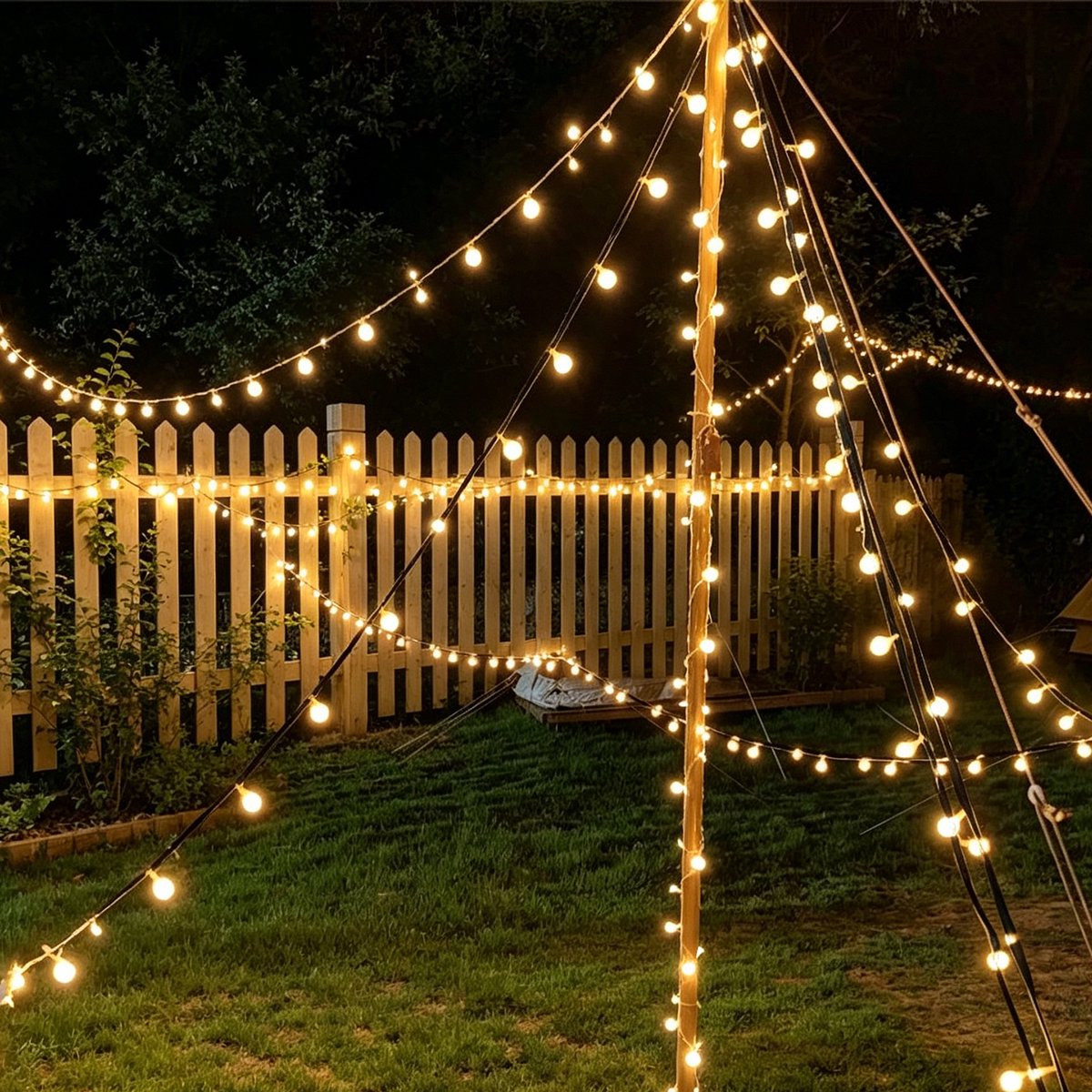 Aigostar Solar Lichtsnoer - IP65 - 50 LED - 10 Meter + 2 m Snoer - Lichtslinger - Sfeerverlichting - Prikkabel - Tuinverlichting