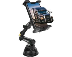 Telefoonhouder Auto - Smartphonehouder - Veilig Rijden - Lange Flexibele Arm - 12.9 Inch - Zwart