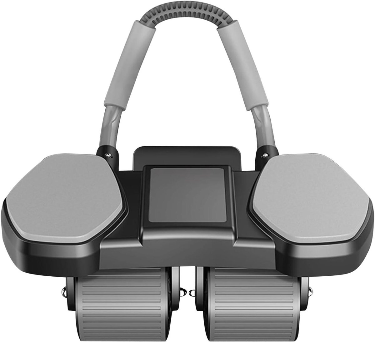 Buikspierwiel - Ab Roller - Thuis Trainen - Zelfterugkerend Systeem - 45x40x24cm - Zwart