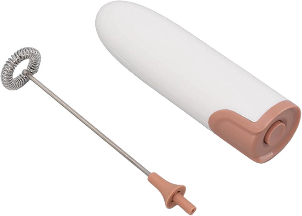 Melkopschuimer - Handmixer - Koffie Maken - Batterij Aangedreven - 236 cm - Wit