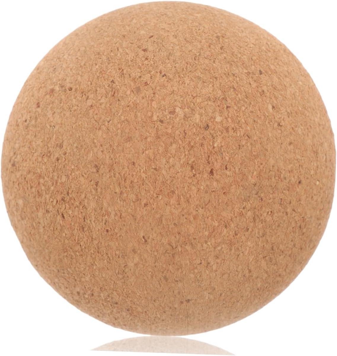 Massagebal Kurk - Huis en kantoor - Spierherstel Ontspanning - Uniek kogelvormig ontwerp - 10cm Diameter - Natuurlijk