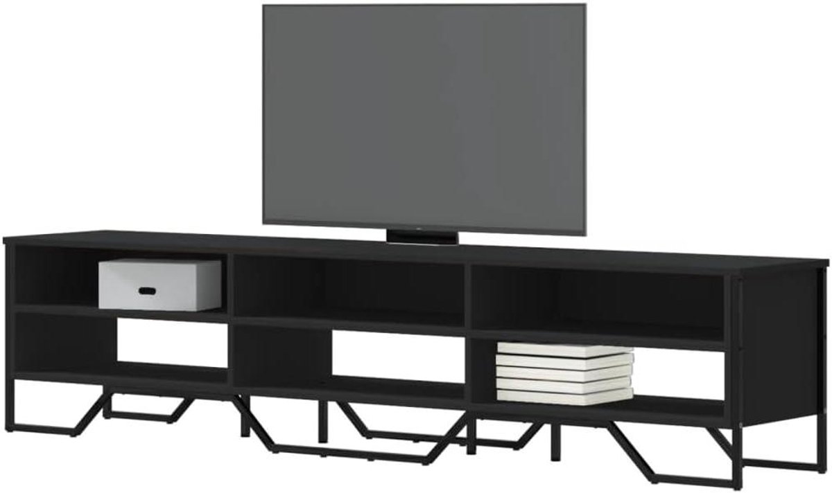 TV Kast - Dressoir Meubel - Woonkamer Opbergen - Groot Oppervlak - 180 cm Breed - Zwart