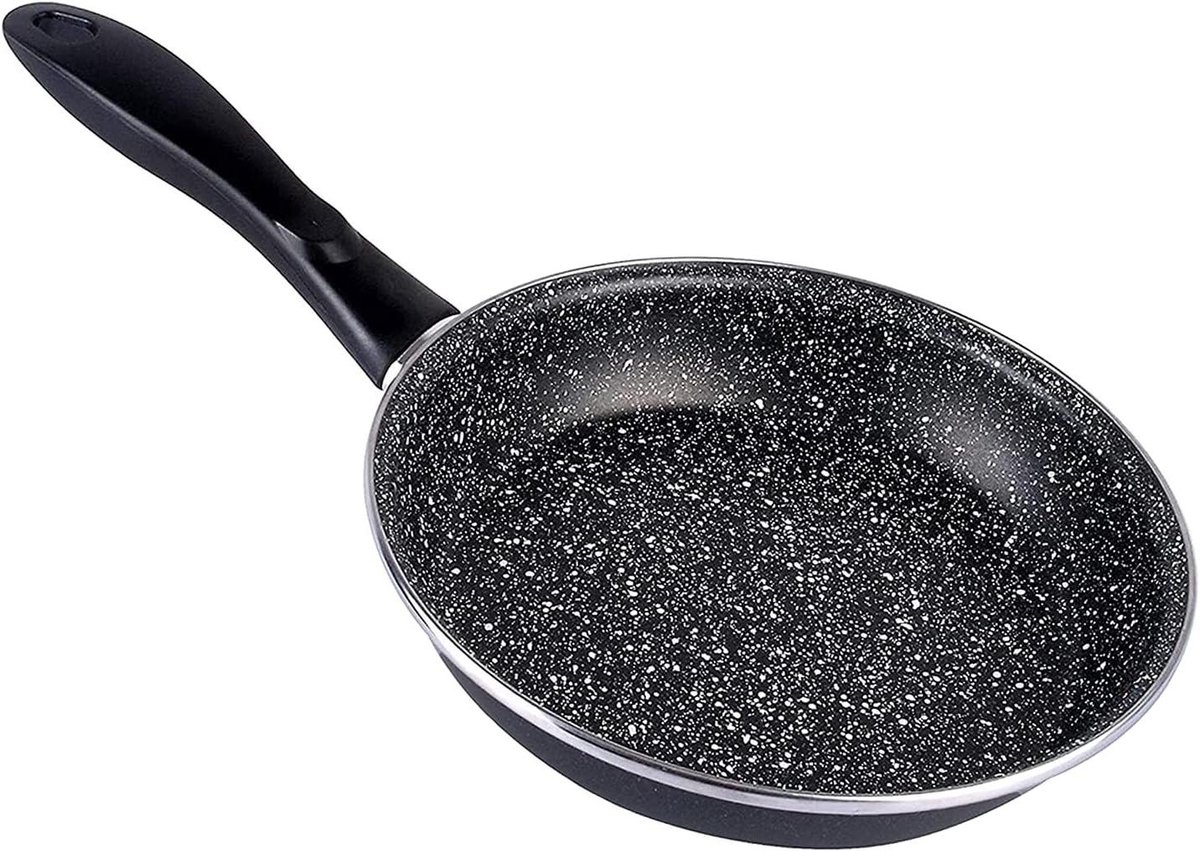 Koekenpan - Kookpan Steelpan - Dagelijks Koken - Energiezuinig Design - 20 cm - Grijs