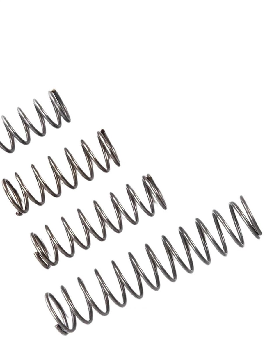 Drukveren Set - Reparatie Veren - Doe-het-zelf Projecten - Hoge Stijfheid - 1.4mm x 8-22mm - Zilverkleurig