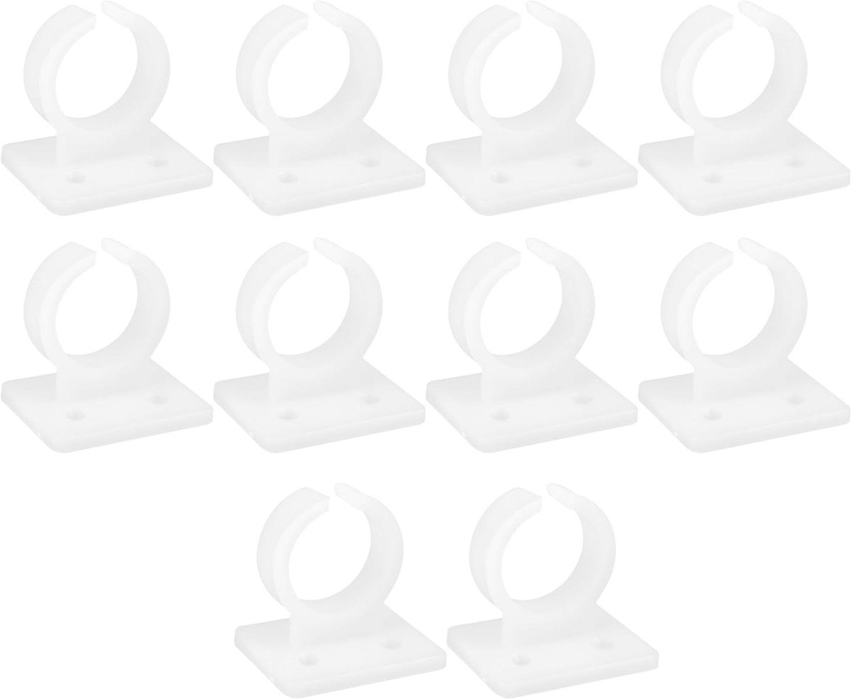 Microfoonclips - Microfoonhouders - Opnemen Muziek - Ruimtebesparend Ontwerp - 10 Stuks - Wit
