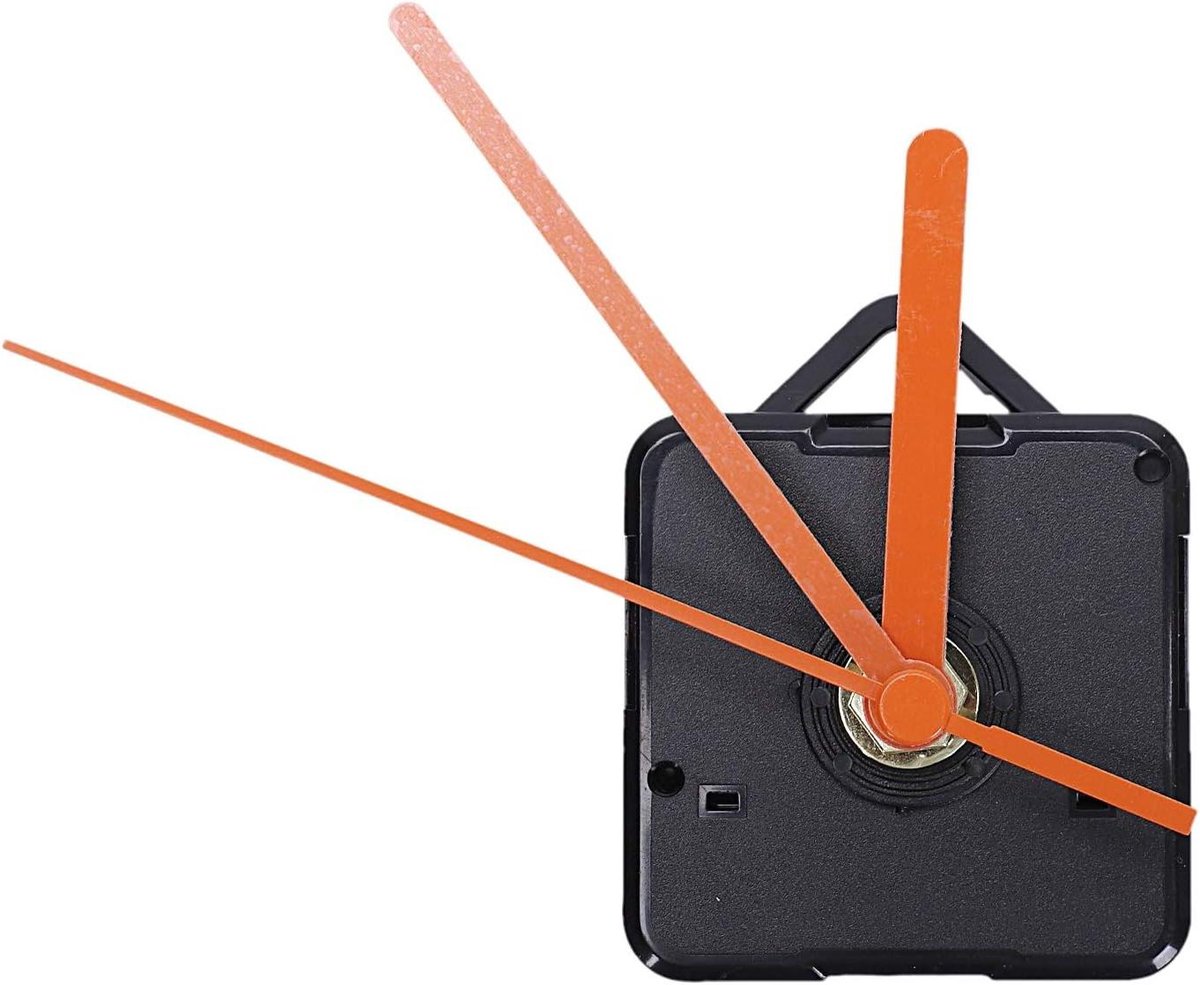 Klok Reparatie Onderdelen - Uurwerk Motor - Klokken Maken - Compleet met Wijzers - 55x55mm Beweging - Zwart Oranje