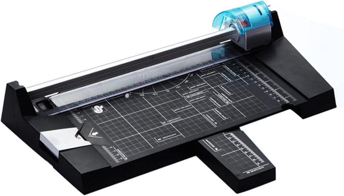 Papiersnijder Multifunctioneel - Snijplotter Papier - Kaarten Maken - Vier Snijpatronen - 45 cm Lengte - Grijs