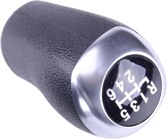 Schakelhendel Handbal - Versnellingskop - Auto Interieur - Ergonomisch Comfort - 10 x 5 cm - Mat Chroom — afbeelding 2